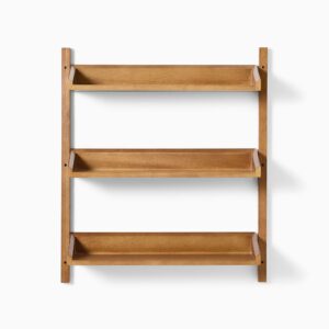 Soul Rak Buku Dinding Kayu Minimalis Soul Rak Buku Dinding Kayu Minimalis Tampak Depan