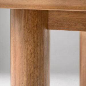 Chiba Meja Makan Kayu Jati Minimalis Detail Kaki Chiba Meja Makan Kayu Jati Minimalis Detail Kaki