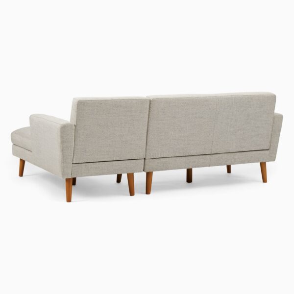 Toraja Sofa Sudut L Shape Minimalis Tampak belakang