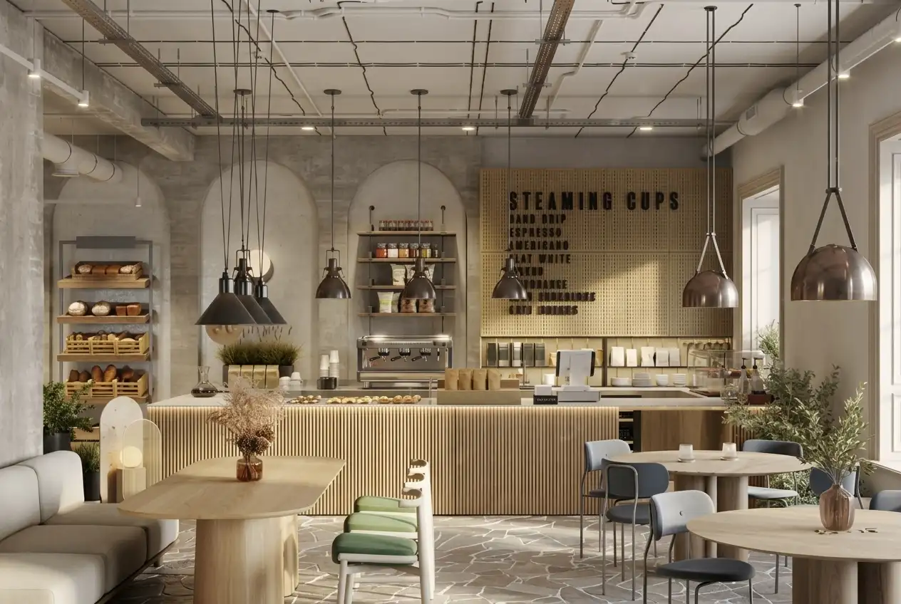 jasa desain interior cafe klasik