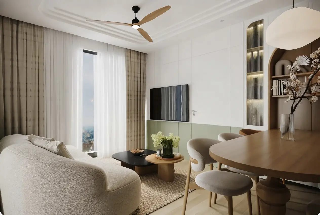 jasa desain interior apartemen 3 bedroom