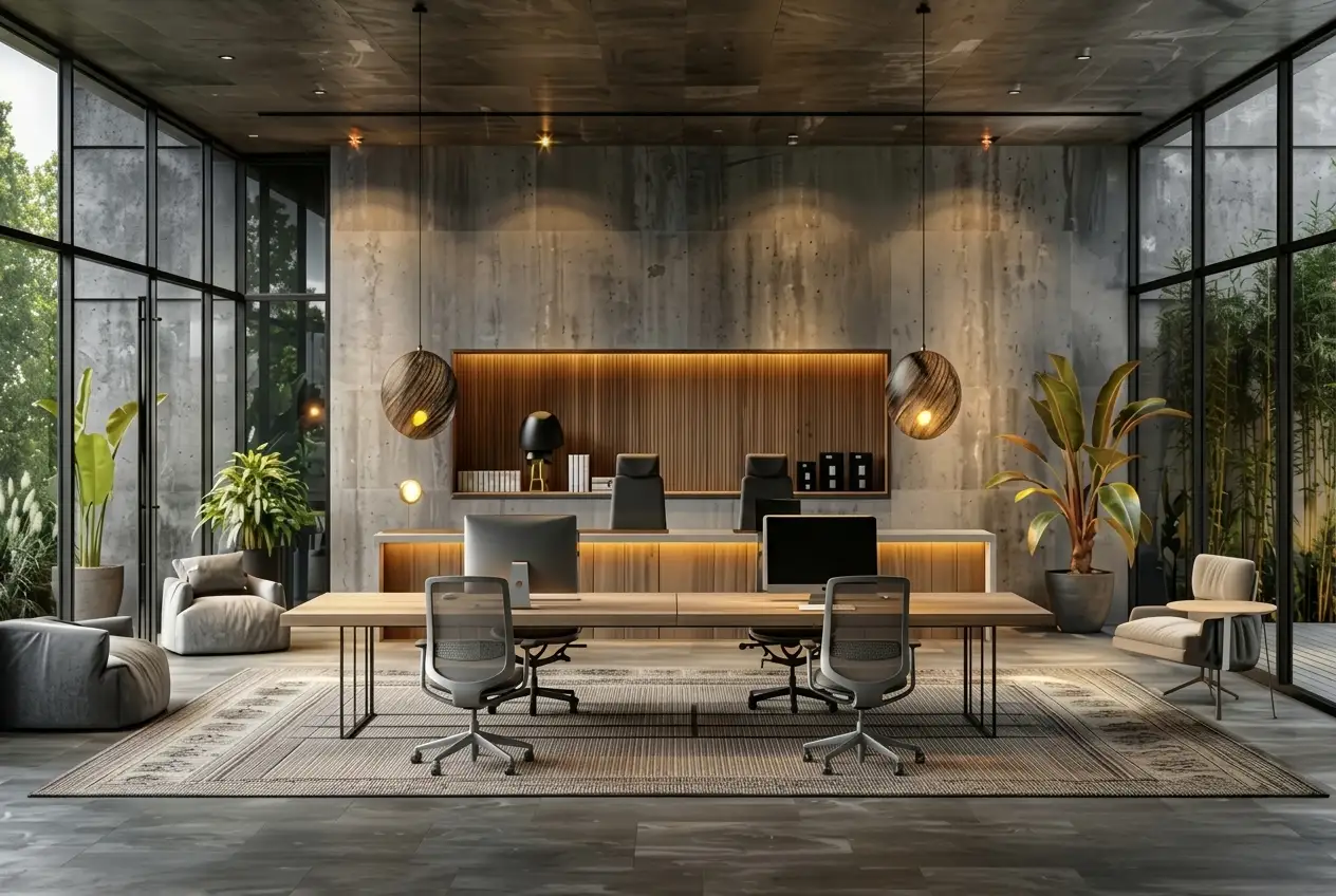 jasa desain interior kantor industrial