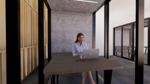project office pods detail di jakarta utara