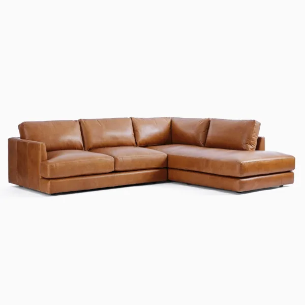 Atlanta Sofa Kulit L Shape Samping