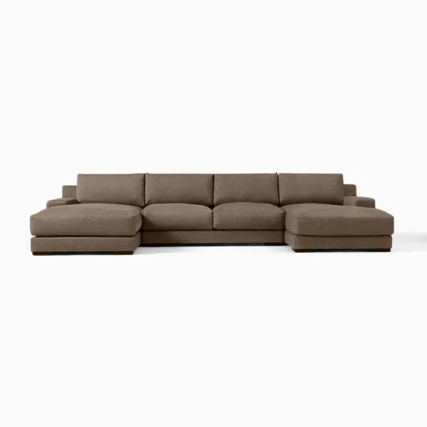 Colombo Sofa U Shape Chaise 4 Seater Depan