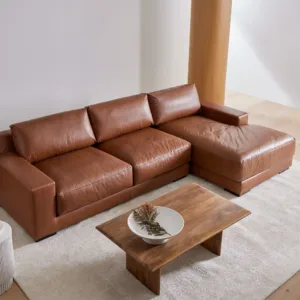 Dublin Sofa Kulit L Shape 3 Seater