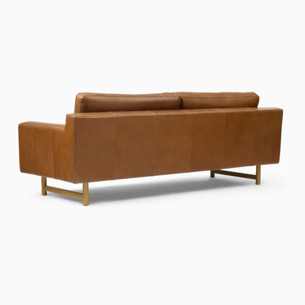 Firenze Sofa Kulit 2 Seater Belakang