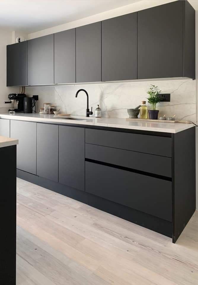 Kitchen Set Aluminium Hitam