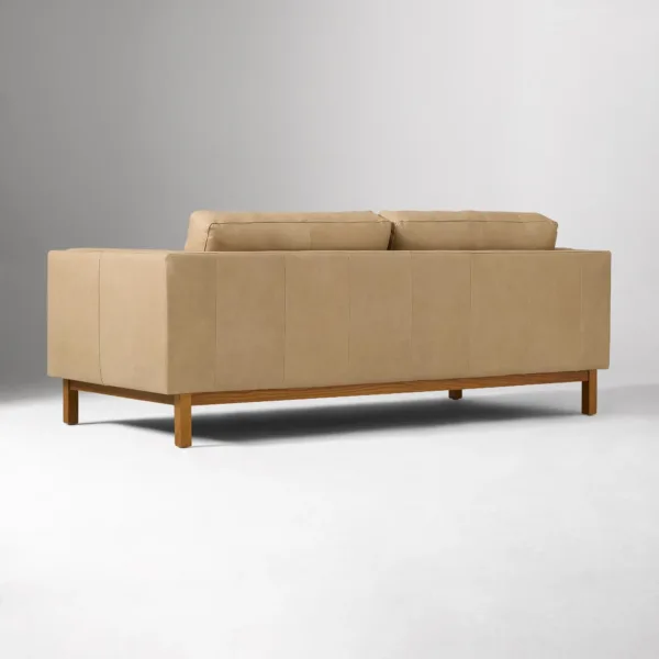 Macau Sofa Kulit 2 Seater Belakang