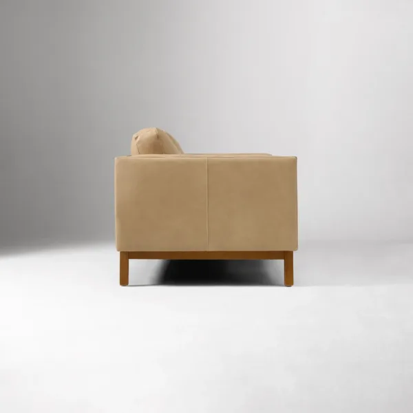 Macau Sofa Kulit 2 Seater Samping