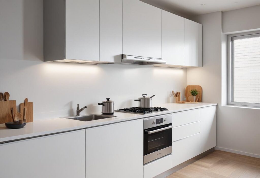 Model Kitchen Set Aluminium