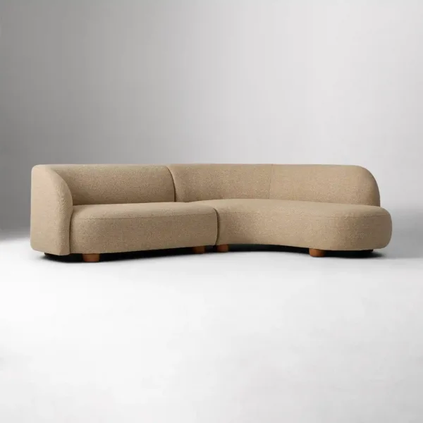 Rome Sofa L Shape Minimalis Depan