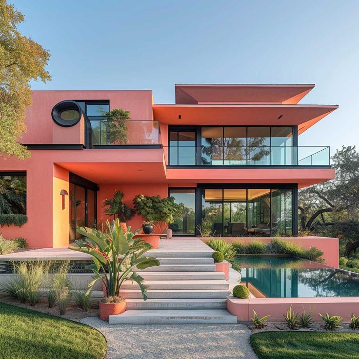 Warna cat rumah Coral Warna cat rumah Coral