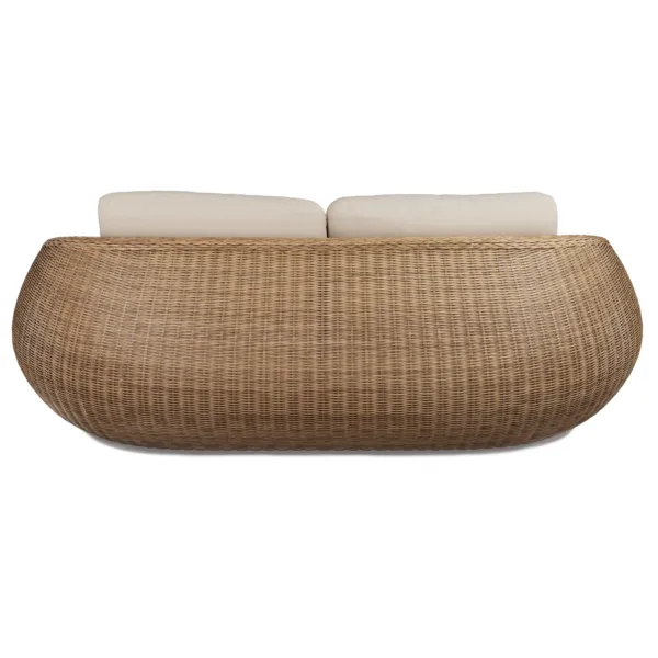 Florence Sofa Rotan 2 Seater Belakang scaled