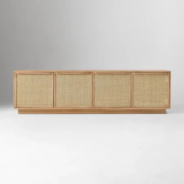 Lund Bufet TV Rotan Kayu solid