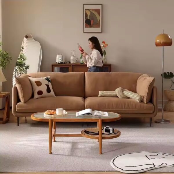 Puffs Living Room Sofa 2 Seater