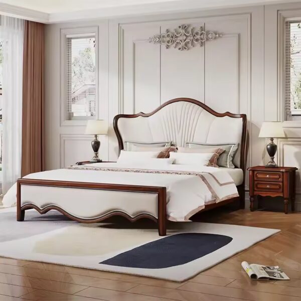 Tatami Retro Bad Frame King Size Solid Wood