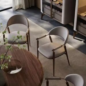 Bella High end Leather Armrests Living Room