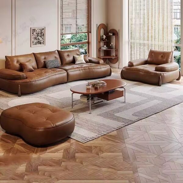 Bella Sofa Set Kulit Ruang Tamu Kulit