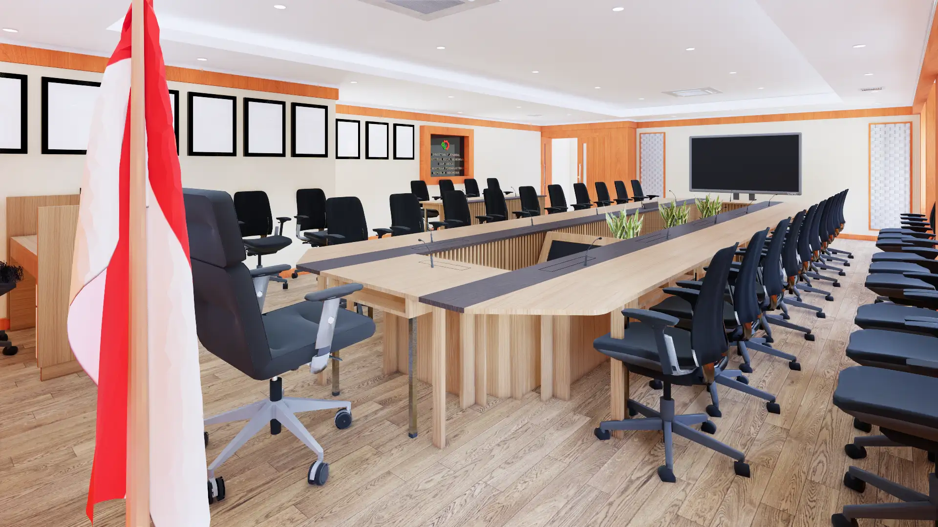 Desain Interior Ruang Rapat Kantor Sudirman Jakarta Pusat