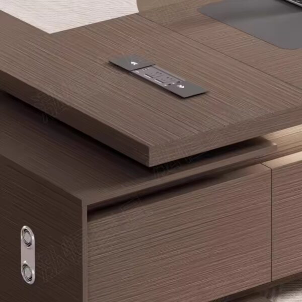 Javara Executive L Shaped Desk Detail