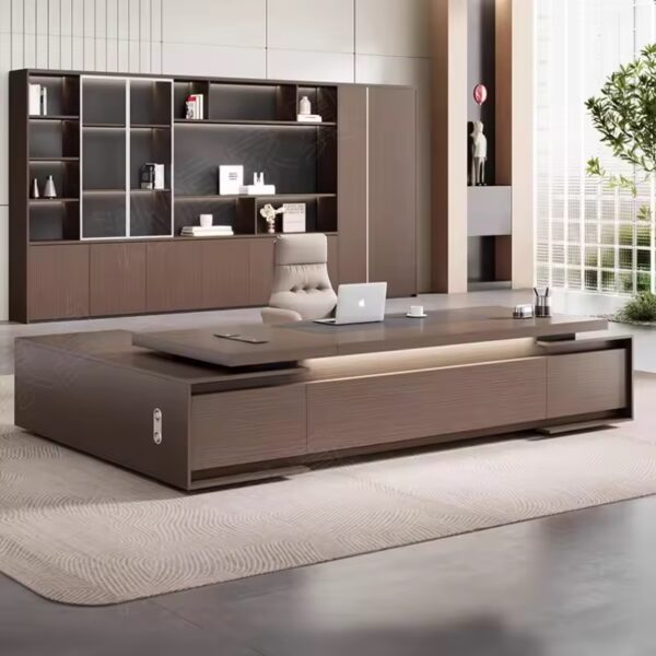 Javara Executive L Shaped Desk Table