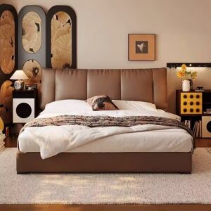 Liza Bed Frame Leather Liza Bed Frame Leather