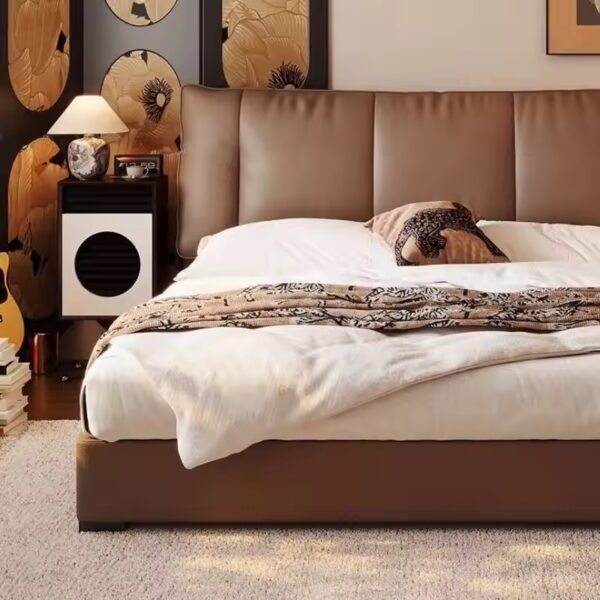 Liza Bed Frame Leather Storage