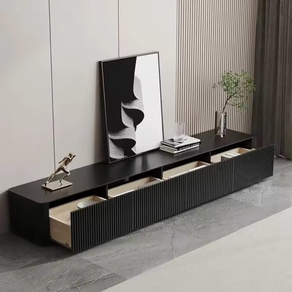 Modera TV Cabinet Minimalis Hitam