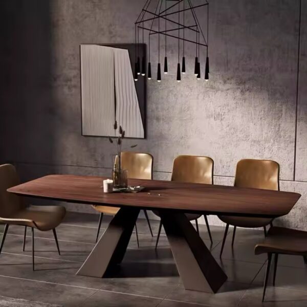 Origo Meja Makan Mewah Modern 6 Kursi