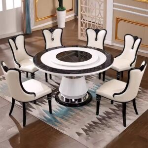 Grace Meja Makan Bundar Mewah