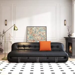 Wabi Leather Sofa 3 Seater
