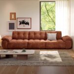 Chenille Sofa Modern 3 Seater