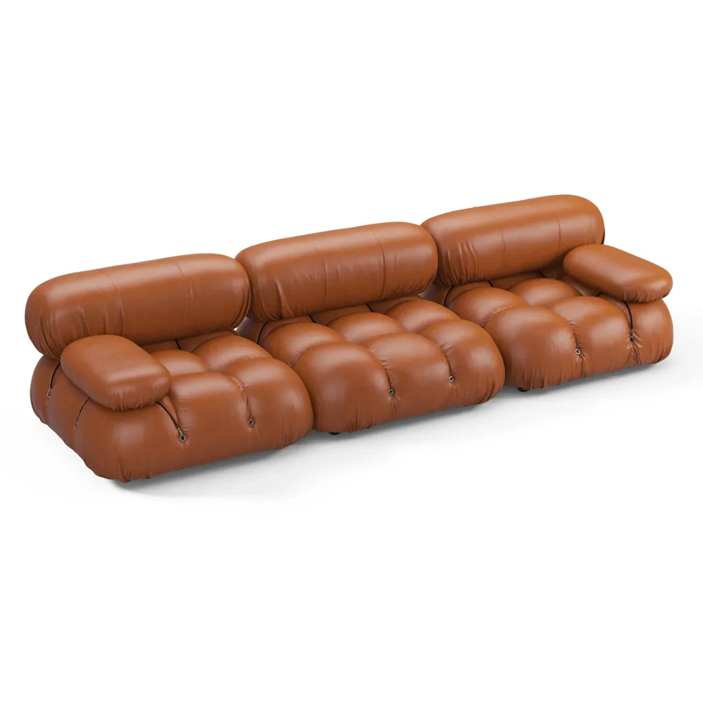 Bellini Modular Sofa Leather Brown