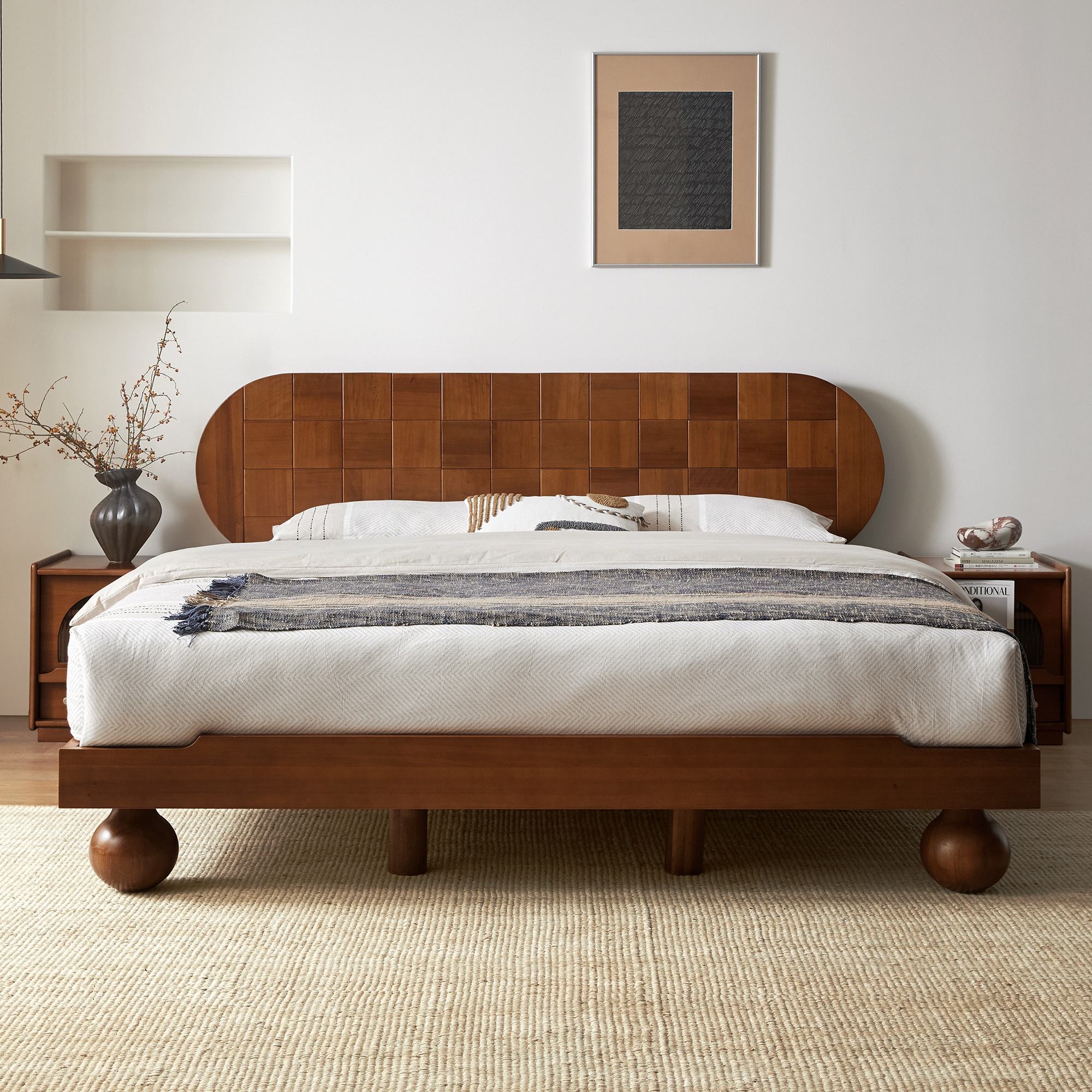 Sora Vintage Bedframe Kayu Sora Vintage Bedframe Kayu