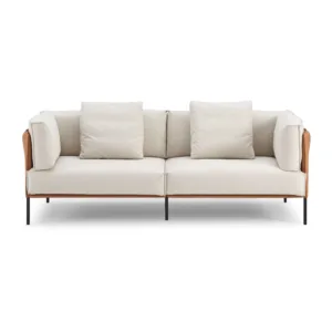 Caruso Italian Leather Sofa