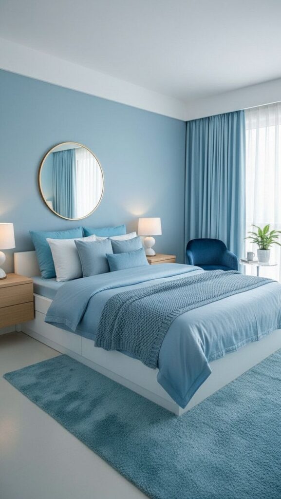 Cat Warna Biru Tosca untuk Kamar Tidur yang Tenang Cat Warna Biru Tosca untuk Kamar Tidur yang Tenang