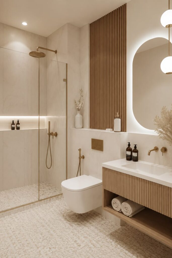 Dekorasi Kamar Mandi dengan Aksesori Natural