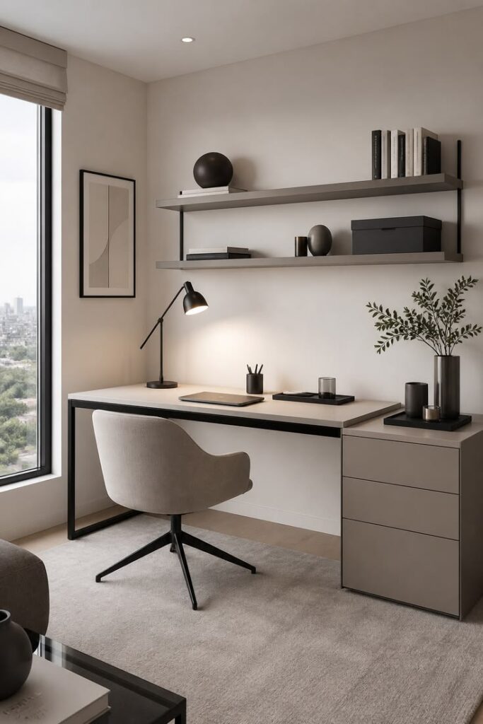 Dekorasi Meja Kerja dengan Konsep Clean Desk