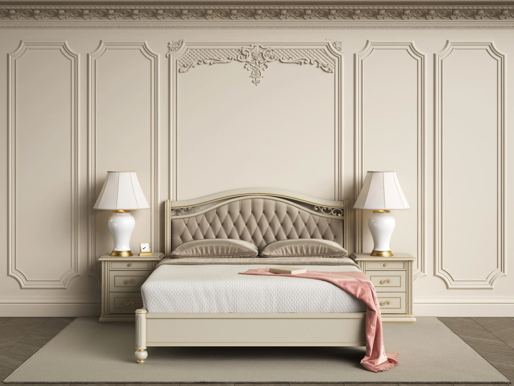 Desain Backdrop Tempat Tidur yang Bikin Kamar Tidur Terlihat Mewah
