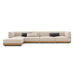 Lombok Outdoor Sofa kayu jati minimalis anti air