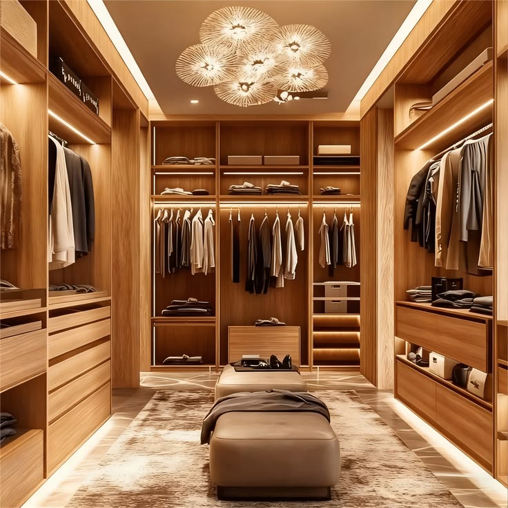 Walk In Closet Custom dengan Sistem Modular 