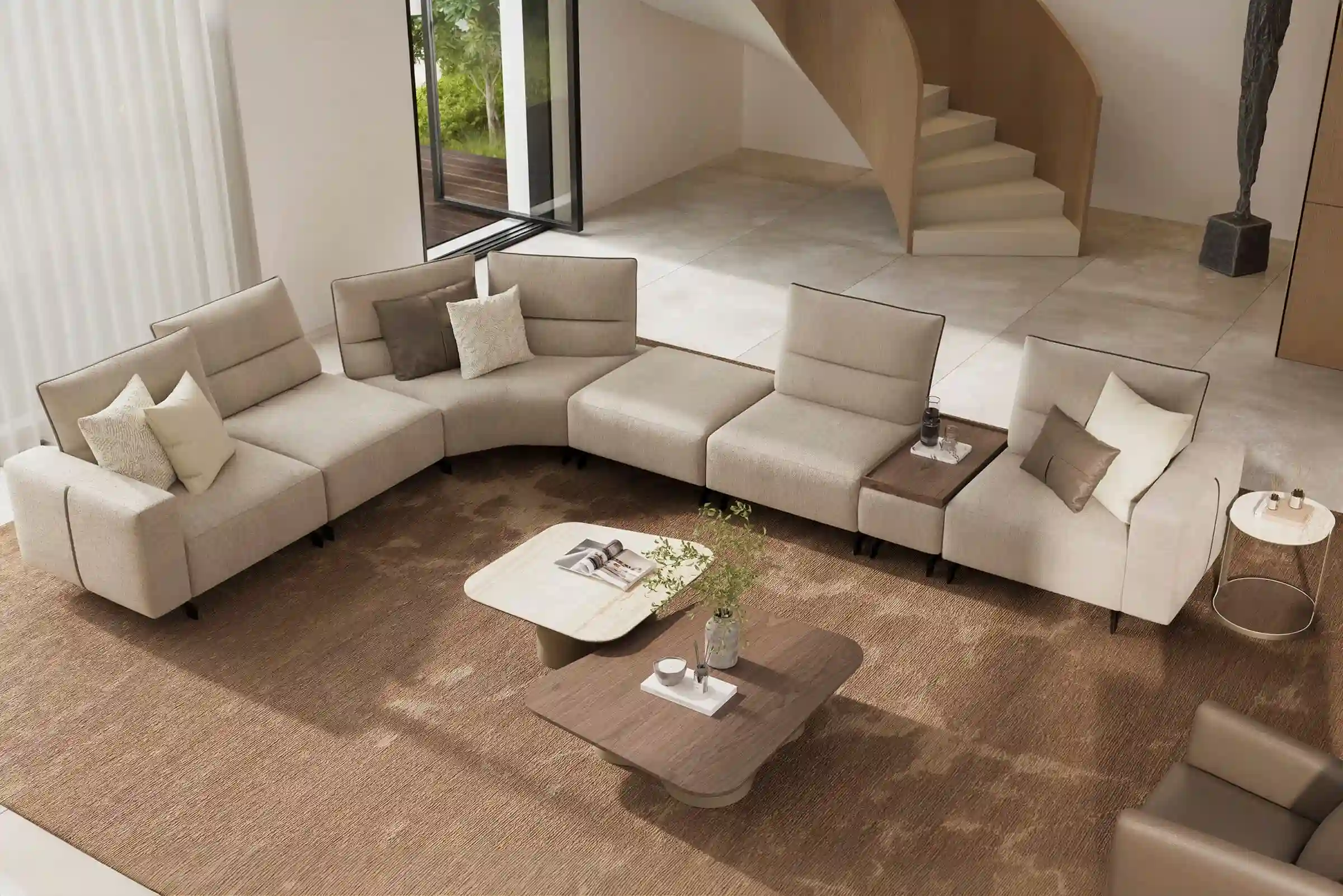 furniture ruang tamu Jasa custom furniture ruang tamu