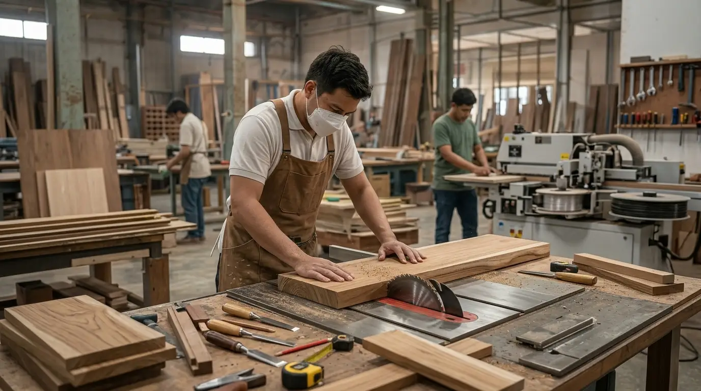 proses produksi custom furniture