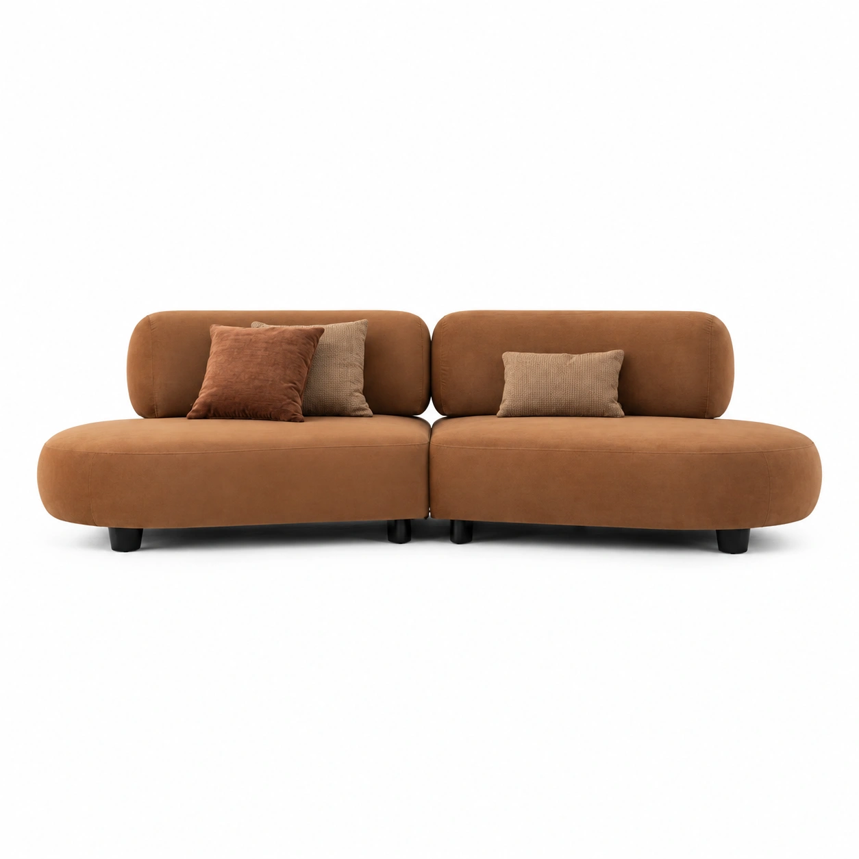 Bon Sofa Bon Sofa warna cokelat, sofa hotel untuk ruang tunggu dengan desain modern dan nyaman