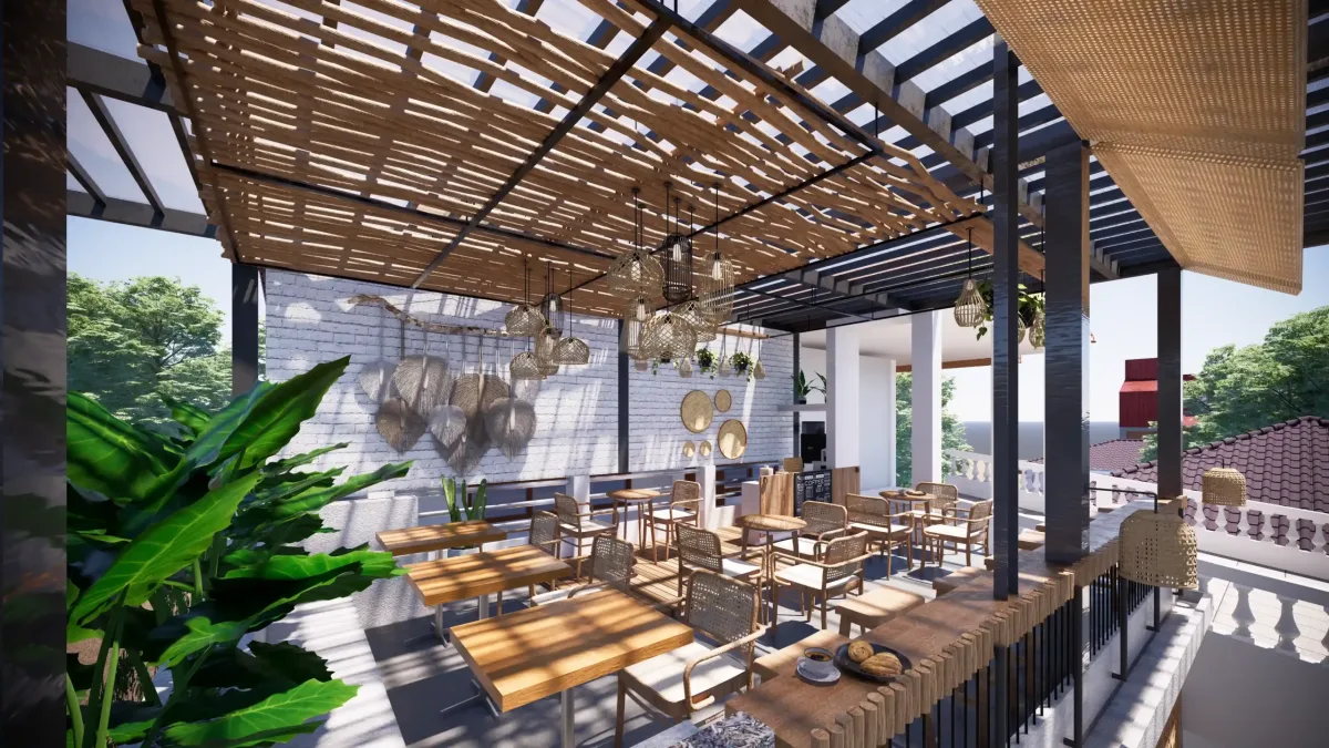 Desain Interior Cafe Margonda Depok