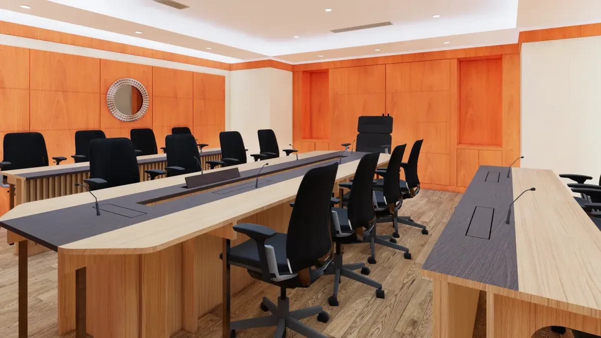 Desain Interior Ruang Rapat Kantor Senayan Jakarta Selatan