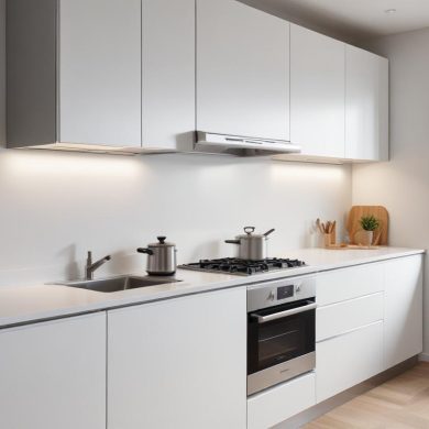 Model Kitchen Set Aluminium